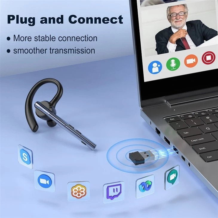 bluetooth earphones with dongle